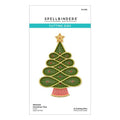 Stitched Christmas Tree Etched Dies from the Christmas Collection