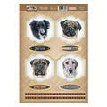 With Love Fur-ever Card Topper Sheet