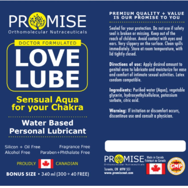 Promise LOVE LUBE, 340ml *Bonus Size