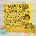 Rainbow Brights Pre-Scored Card Blanks - 6" x 6"