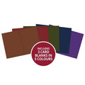 Adorable Scorable Pre-Scored Card Blanks - A5 Darks Selection