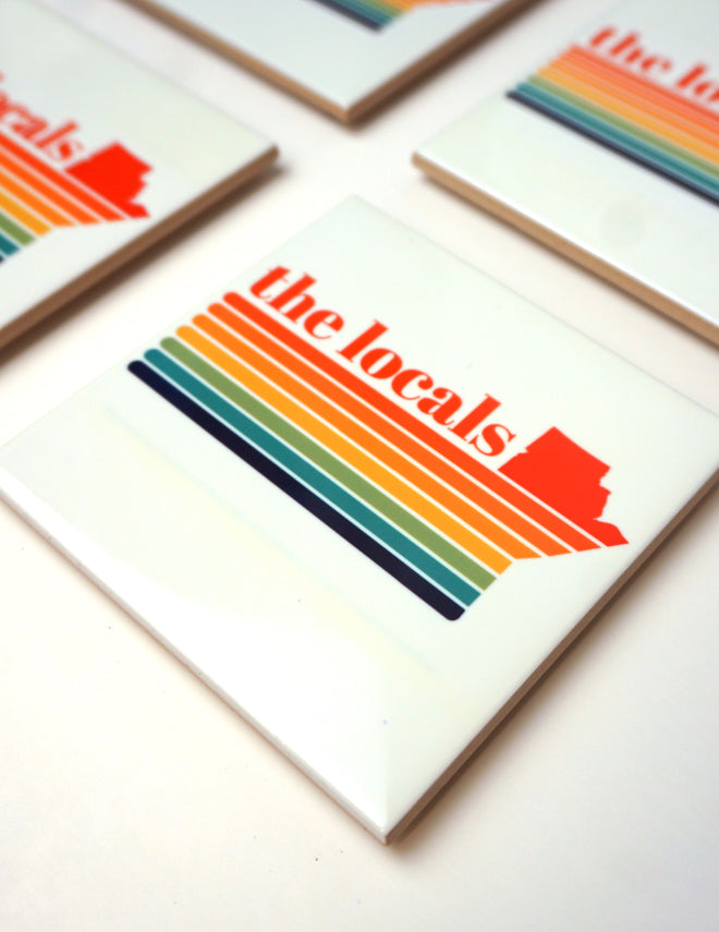 The Locals Prairie Sunset Coaster