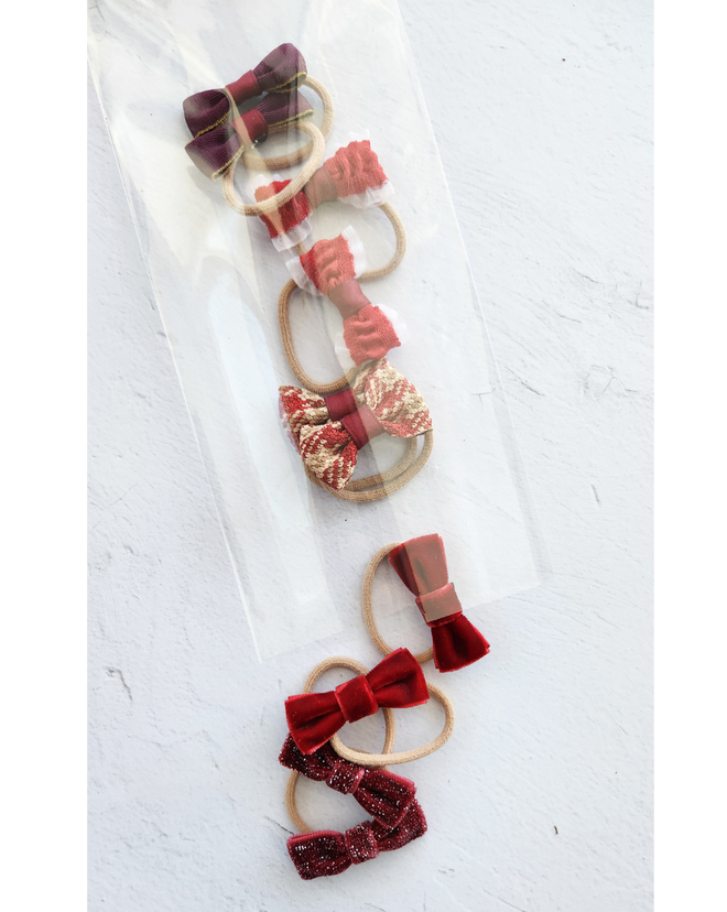 Christmas Pigtail Elastics