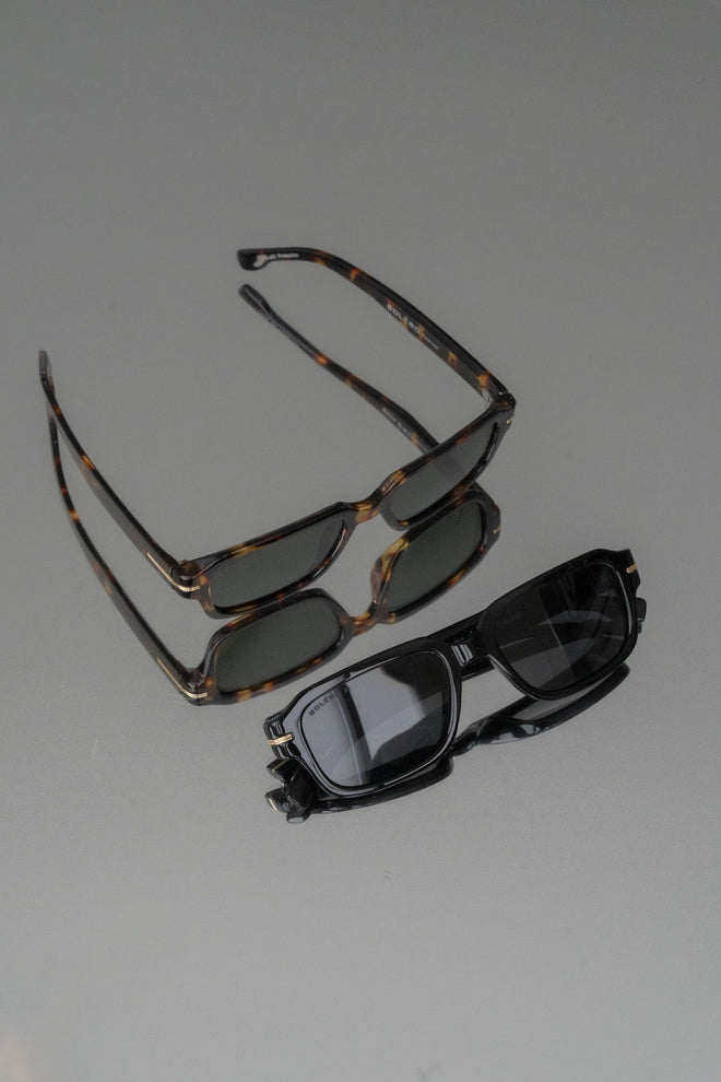 Boléro Rhea — Retro Rectangle Sunglasses