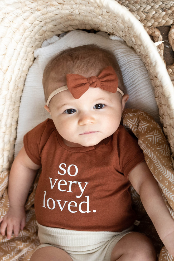 Bamboo Square Knot Baby Bows | 5 Colours Available
