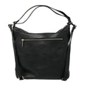 Sac à main en Cuir véritable Transformable Noir - Alexandra