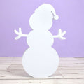 Luxury Shaped Card Blanks & Envelopes - Snowman