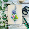 Sketchy Floral - Hello 4x6" Clear Stamp Set 19075