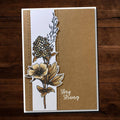 Sketchy Floral - Hello 4x6" Clear Stamp Set 19075