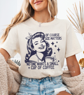 Small Cup Of Coffee Graphic T-Shirt