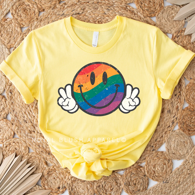 Pride Smiley Graphic T-Shirt