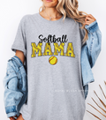 Softball Mama Graphic T-Shirt