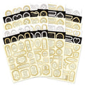 Stickables Self-Adhesive Foiled Sentiments Selection - Essential Colours