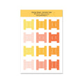 Monthly Tab Sticker Sheet
