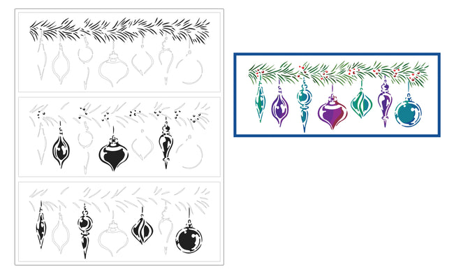 The Crafters Workshop Slimline Layered Ornaments