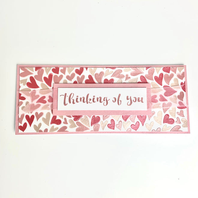 The Crafters Workshop Slimline Layered Groovy Hearts