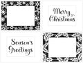 The Crafters Workshop A2 Holly Snowflake Frames