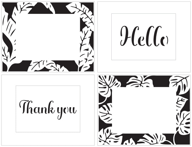 The Crafters Workshop Monstera Banana Leaves Frames