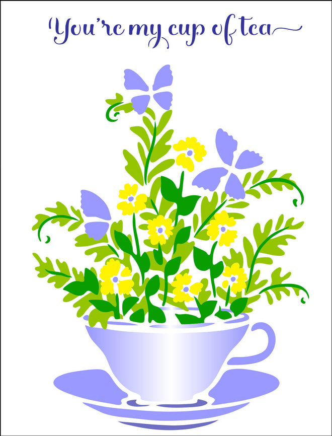 The Crafters Workshop Layered Cup of Tea