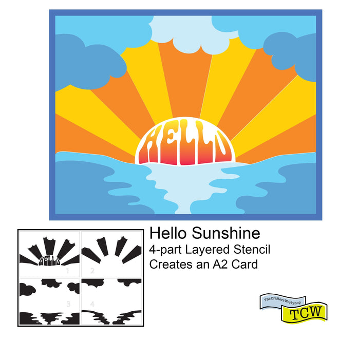 The Crafters Workshop Layered Hello Sunshine