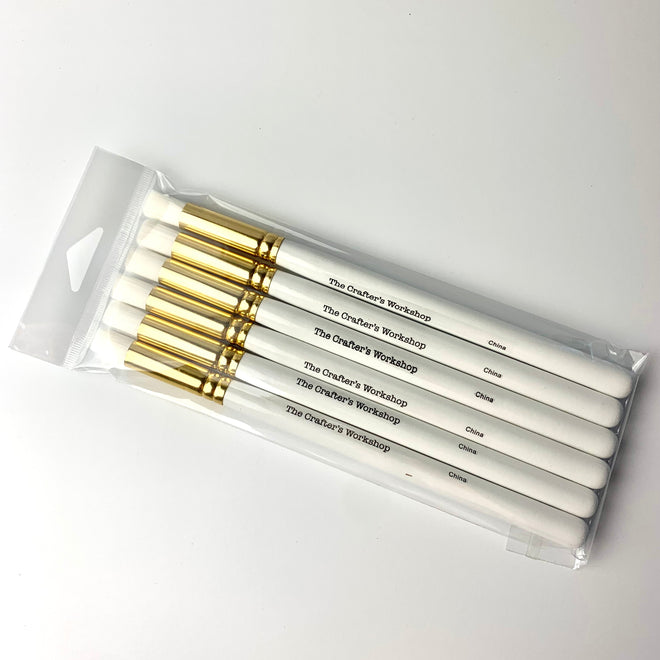The Crafters Workshop (TCW) Medium Blending Brushes set of 6