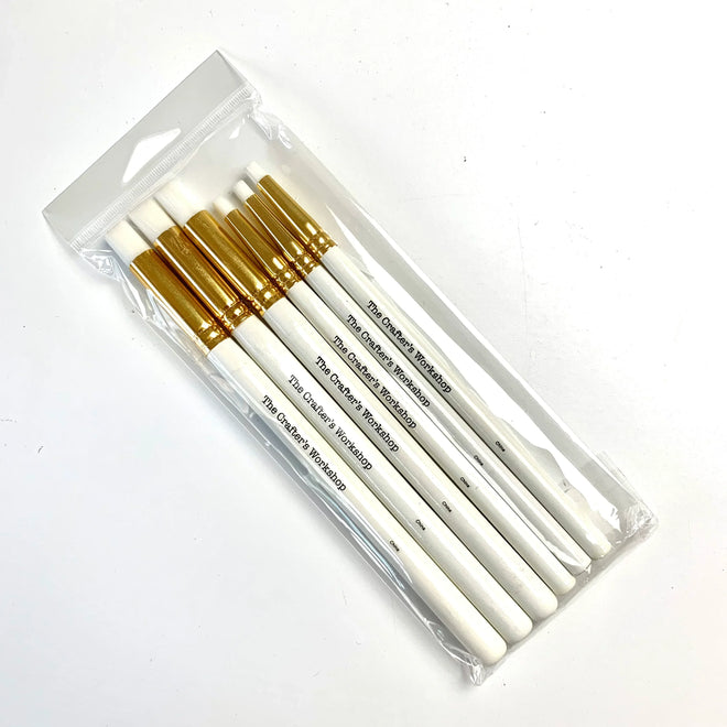 The Crafters Workshop (TCW) Assorted Blending Brushes 6 pieces