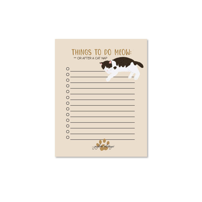 Things To Do Meow Notepad