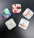 Winnipeg Manitoba Square Magnets