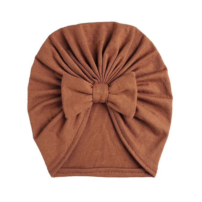Bamboo Turban Hat | Rust
