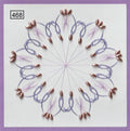 Laura's Design Digital Embroidery Pattern - Center Spoke Flourish Wreath