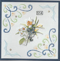 Laura's Design Digital Embroidery Pattern - Four Corner Flourish