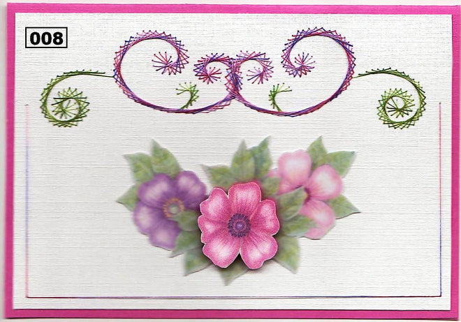 Laura's Design Digital Embroidery Pattern - Swirl Border