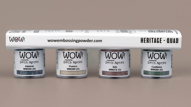 WOW! Embossing Powder - Heritage Quad - Inspired by Seth Apter