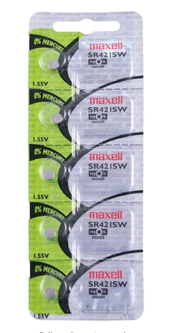 348 MAXELL WATCH BATTERY BUTTON CELL - 5 Pack