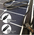 7.3Ft Heavy Duty Solar Panel to DC 8mm Adapter Cable, Waterproof Connection Kit: Solar Generators with 8mm or 7.9mm Input Port
