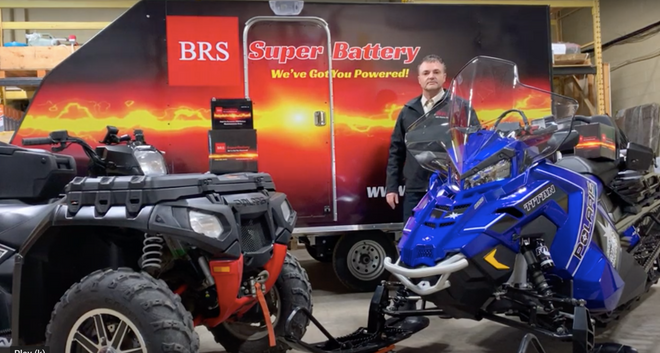 High Performance BRS14-BS 2 Year Warranty & Smart Charger / Maintainer Combo Bundle Kit 12v Sealed AGM PowerSports Battery
