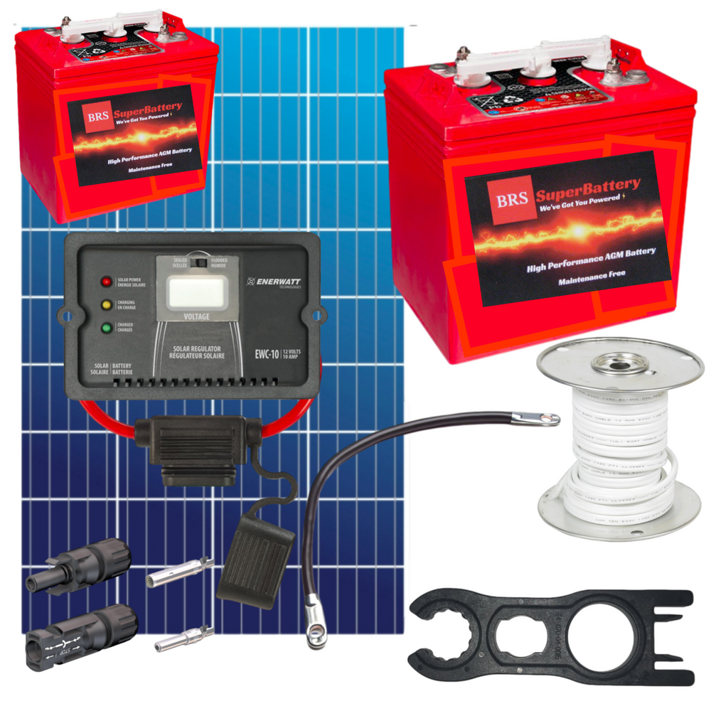 100 Watt Weekender RV Solar Kit