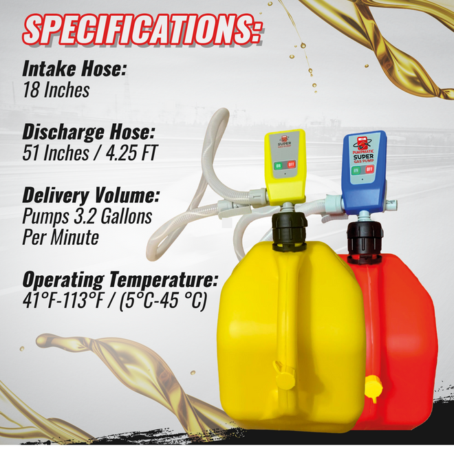 fuel transfer pump specs