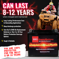 High Performance BRS9-BS 12v Sealed AGM PowerSport 2 Year Warranty