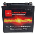 High Performance BRS14-BS 2 Year Warranty & Smart Charger / Maintainer Combo Bundle Kit 12v Sealed AGM PowerSports Battery