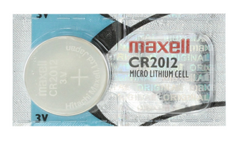 CR2012 MAXELL 3V LITHIUM COIN CELL - 5 Pack