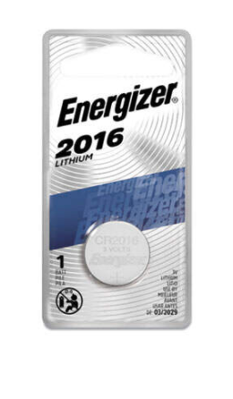 CR2016 ENERGIZER 3V LITHIUM COIN CELL - 6 Pack