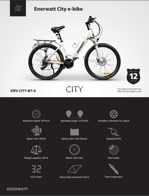 CITY e-Bike 36V