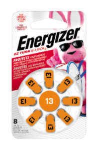 Energizer Hearing Aid Batteries - AZ13DP8 - 8 Pack