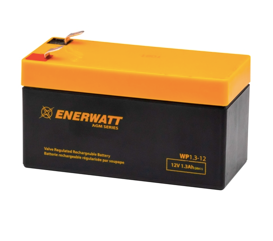 Enerwatt WP1.3-12 BATTERY AGM 12V 1.3A SEALED 10-121-10154