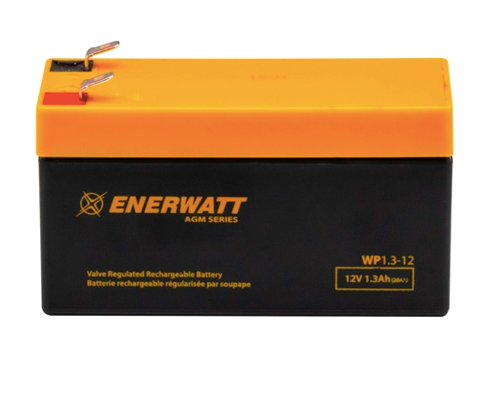 Enerwatt WP1.3-12 BATTERY AGM 12V 1.3A SEALED 10-121-10154