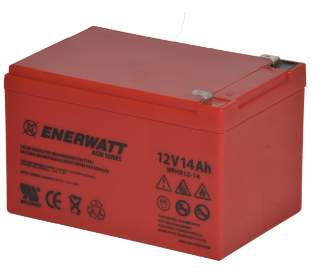 Enerwatt WPHR12-14 BATT AGM 12V 14AH HIGH RATE 10-121-10222
