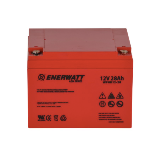 Enerwatt WPHR12-28 BATT AGM 12V 28A HIGH RATE 10-121-10198