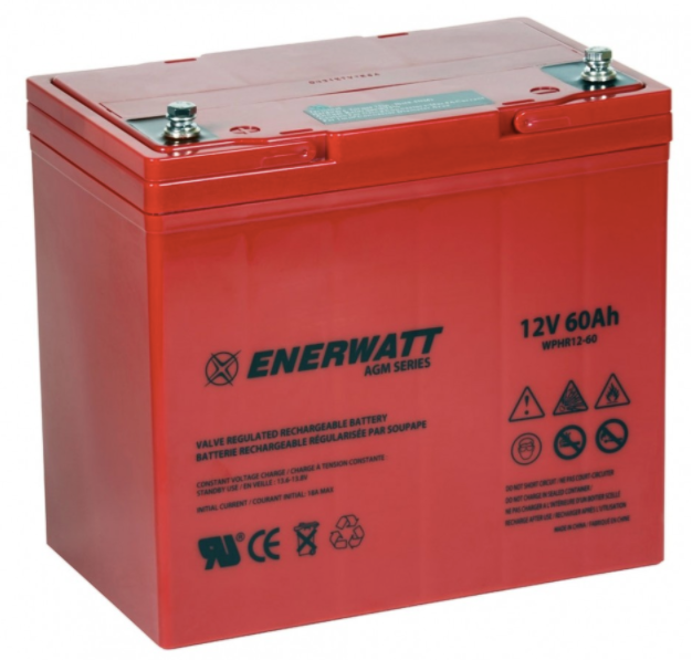 Enerwatt WPHR12-60 AGM BATTERY 12V 60A HIGH RATE 10-121-15093