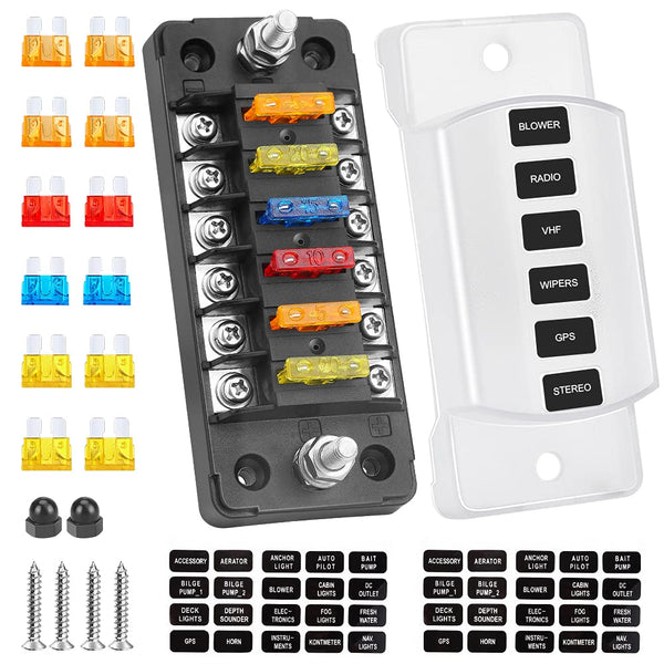 6 Position Fuse Box